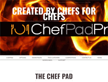 Tablet Screenshot of chefpadpro.com